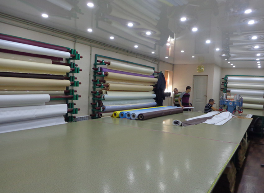 раскрой полотен для натяжных потолков