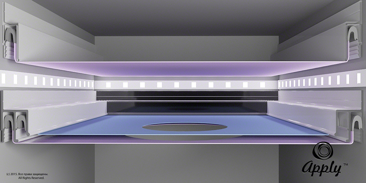 профиль резных потолков Apply 8