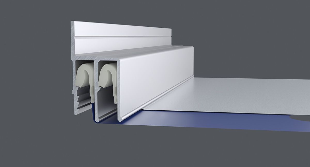 Профиль для монтажа  резных натяжных  потолков