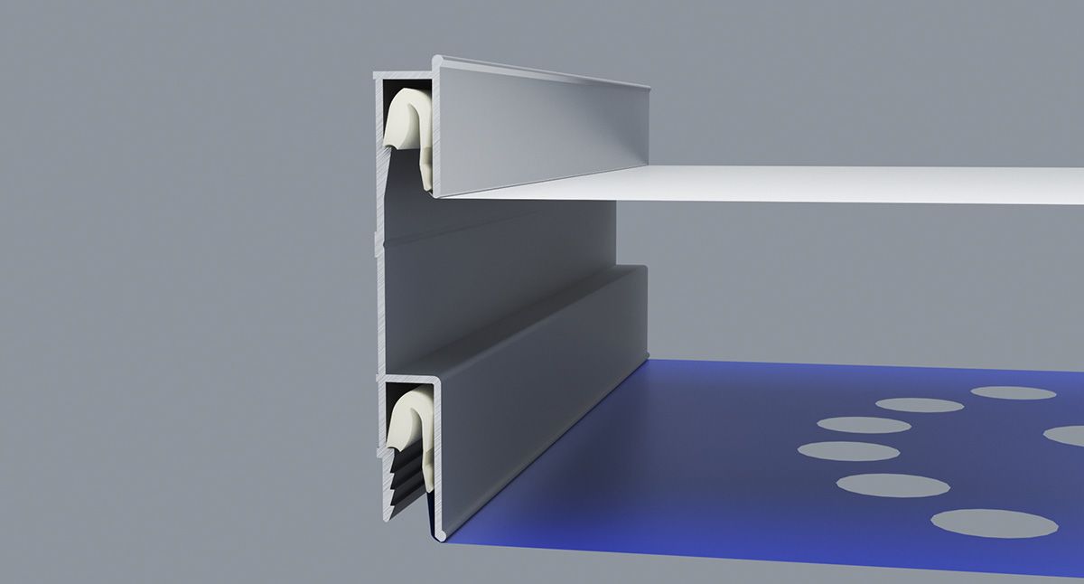 Профиль для резных натяжных потолков 40мм