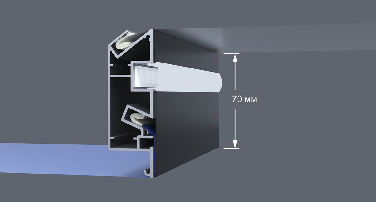 профиль для двухуровневых потолков Apply70