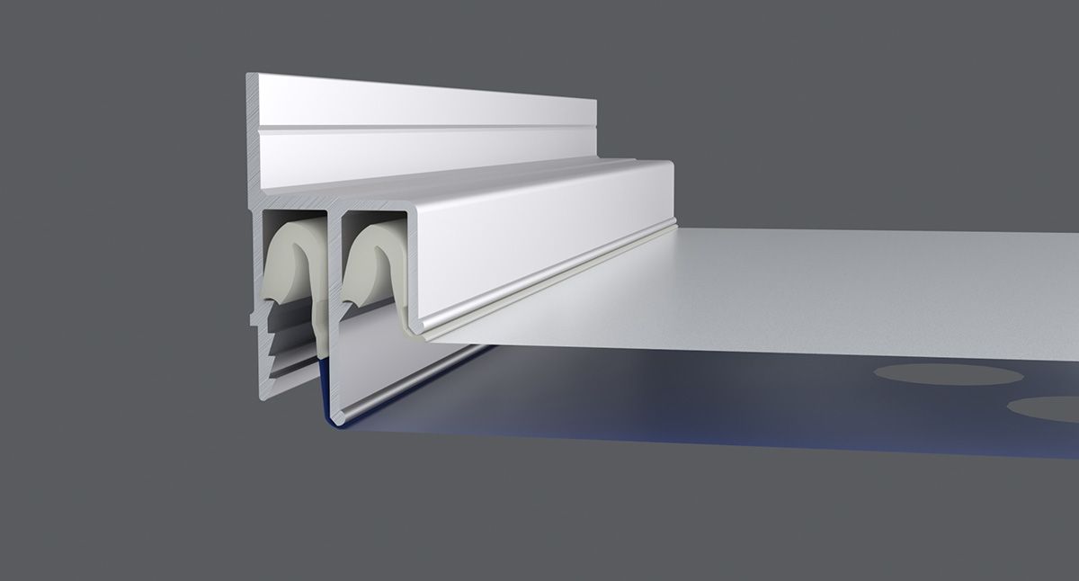 Профиль для монтажа резных натяжных потолков 8мм