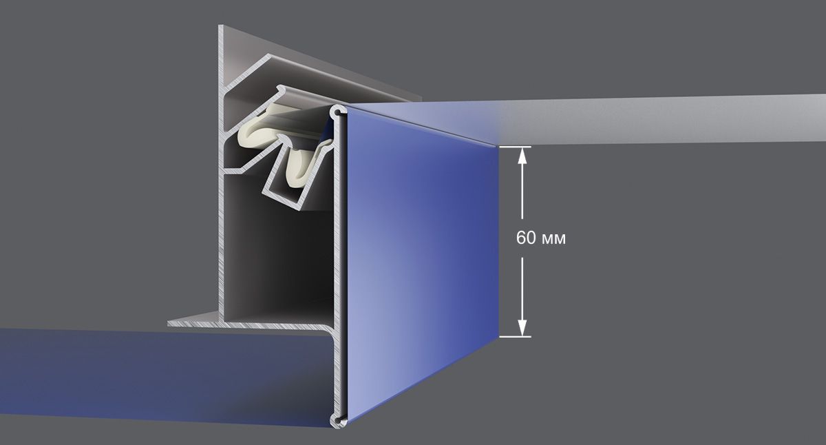 профиль для двухуровневых потолков комбинашка 3