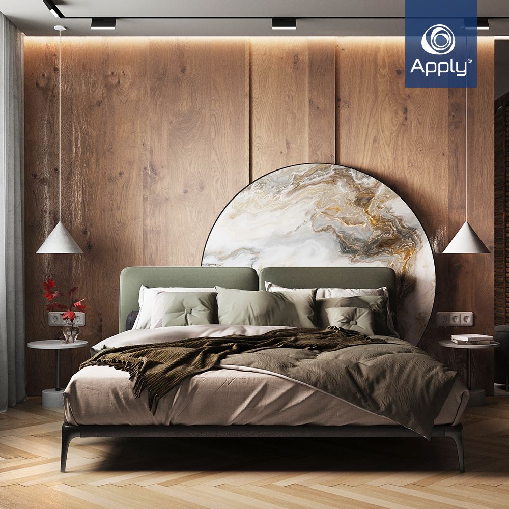 фото магнитный трек Olimp  в  спальне